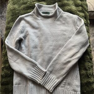 J. Crew Soft Gray Cowl Neck Sweater